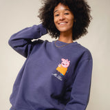 L&L – Mummy Pig Me Time – '96 Box Sweater navy