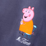 L&L – Mummy Pig Me Time – '96 Box Sweater navy
