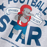 L&L – NFL Benjamin Football Star – '12 Hoodie KIDS gray