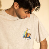 L&L – Maus Windsurfer – T-Shirt Bande '89 gris