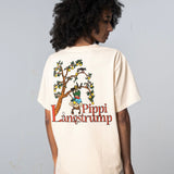 L&L – Långstrump Pear Tree – T-shirt bande '89 beige