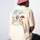 T-shirt beige L&L – Mole & Friends Gardening – '89 Band