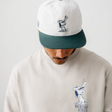 L&L – Snoopy Backyard Series – Casquette Snapback Team '98 blanche/verte