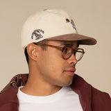 L&L – Snoopy Backyard Bowl – Casquette Snapback Team '98 crème/marron