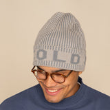 L&L – Maus Cold – Bonnet côtelé '24 beige/gris