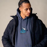 L&L – Snoopy Puffer – Sweat à capuche '18 Street bleu marine