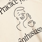 TPG – Catharsis Pratiquez votre enthousiasme – T-shirt blanc