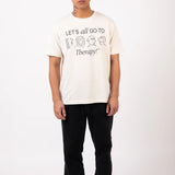TPG – Catharsis ALLONS TOUS EN THÉRAPIE – T-Shirt crème