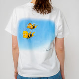 L&L – Maja & Willi Free Like A Bee – '89 Band T-Shirt white