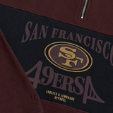 L&L – NFL Classics 49ers – ’83 Half Zip red