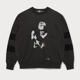 L&amp;L – SGE College Attila – Pull en tricot gris '81