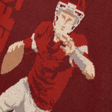 L&amp;L – NFL 23 Series Chiefs Quarterback – Pull en tricot marron '81