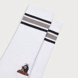 L&amp;L – Mole Huh? – Chaussettes de sport blanches '90
