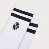 L&amp;L – Mole Oh! – Chaussettes de sport blanches '90