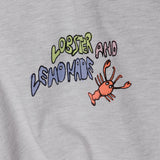 L&amp;L – Dessin de homard et de limonade – T-shirt gris du groupe '89