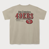 L&amp;L – NFL Classics 49ers – T-shirt marron avec logo du groupe '89