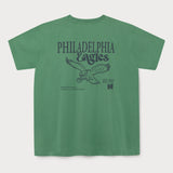 L&amp;L – NFL Classics Eagles – T-shirt '89 Band vert