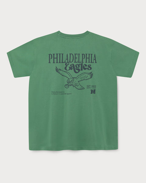 L&L – NFL Classics Eagles – '89 Band T-Shirt green – Lobster