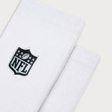L&amp;L – NFL Shield – Chaussettes de sport '90 blanches