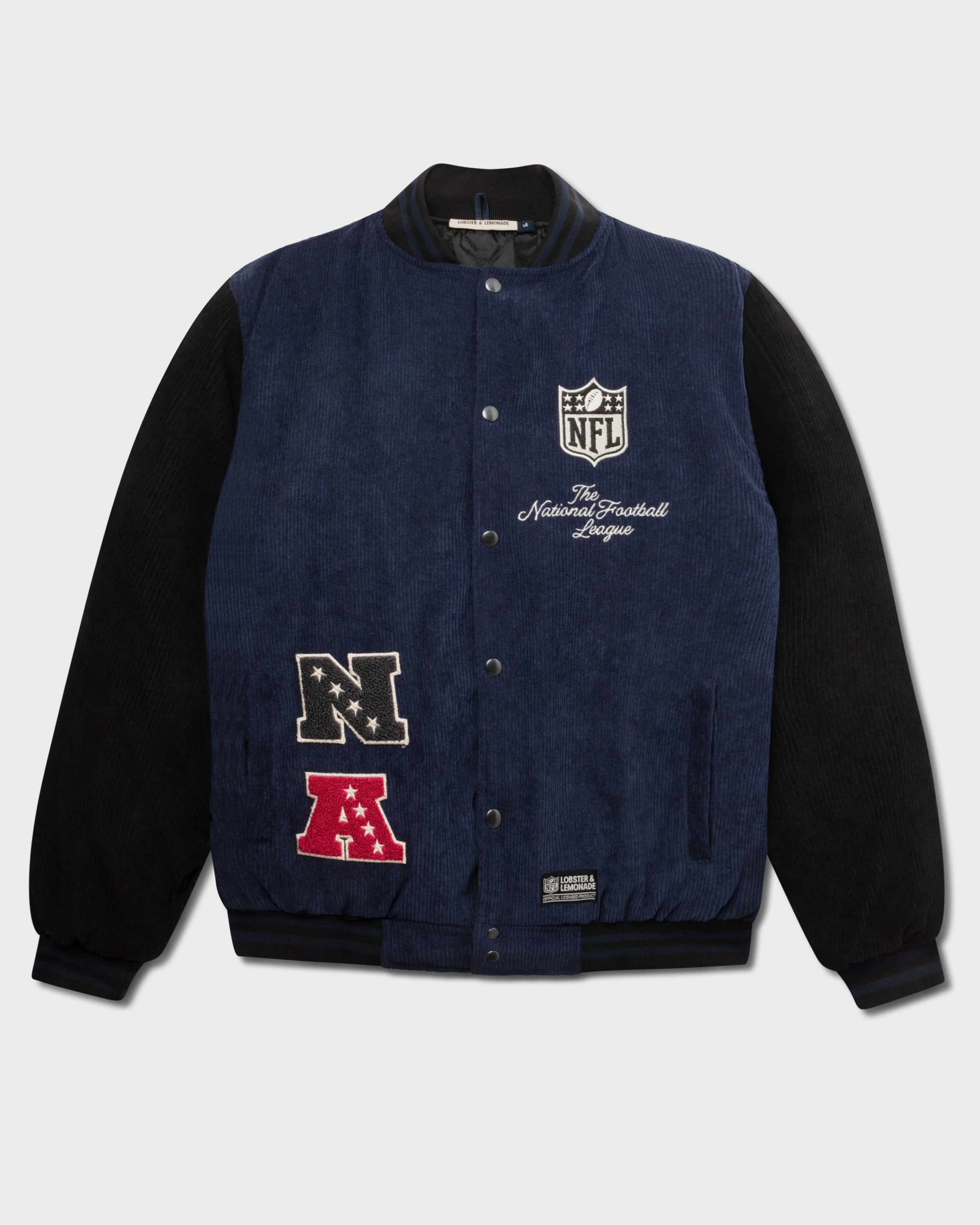 ジャケット・アウター everyone varsity jacket *no patch NAVY L 5347_LL__NFL_Core_30_Varsity_J