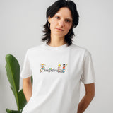L&amp;L – Långstrump Crew – T-shirt Park '16 blanc