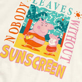 L&amp;L – Crème solaire Mummy Pig – T-shirt du groupe '89 crème