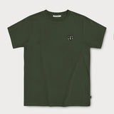 L&amp;L – Fleurs taupes – T-shirt Campus 94 – vert