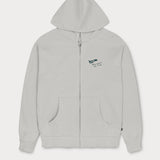 L&amp;L – Datterich Gewinne – Sweat à capuche zippé '90 Athletic gris