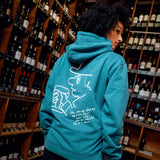 L&amp;L – Datterich Gewinnen – '18 Street Sweat à capuche pétrole