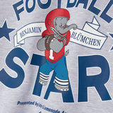 L&L – NFL Benjamin Football Star – '18 Street Hoodie gray