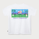 L&L – Peppa Pig Serves & Strawberries – '94 Campus T-Shirt white
