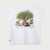 L&L – Maulwurf Cherry Tree – '89 Band T-Shirt white