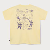 L&L – Långstrump World – '89 Band T-Shirt yellow