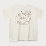L&L – Långstrump Coffee Party – '89 Band T-Shirt cream