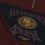 L&L – NFL Classics 49ers – ’83 Half Zip red