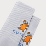 L&L – Maus Running – ’90 Sport Socks gray