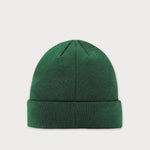 Rückansicht der grünen Beanie.