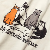 TPG – Catharsis Mes chats espace sûr préférés – T-shirt crème
