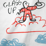 TPG – BELMILAN Wine Glass Up Stress Down – T-Shirt blanc