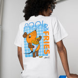 L&amp;L – Mouse Pool &amp; Fries – T-shirt blanc Campus '94