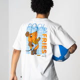 L&amp;L – Mouse Pool &amp; Fries – T-shirt blanc Campus '94