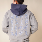 L&L – Astérix Sketch – '76 Boxer Hoodie gray