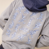 L&L – Astérix Sketch – '76 Boxer Hoodie gray