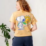 L&L – Snoopy Sunny Days – '20 Cropped T-Shirt beige