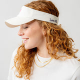 L&L – Peppa Pig Love All – Visière « 93 Sun Visor » blanche Taille unique