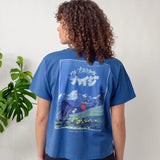 L&L – Heidi Girl of the Alps – '20 Cropped T-Shirt blue