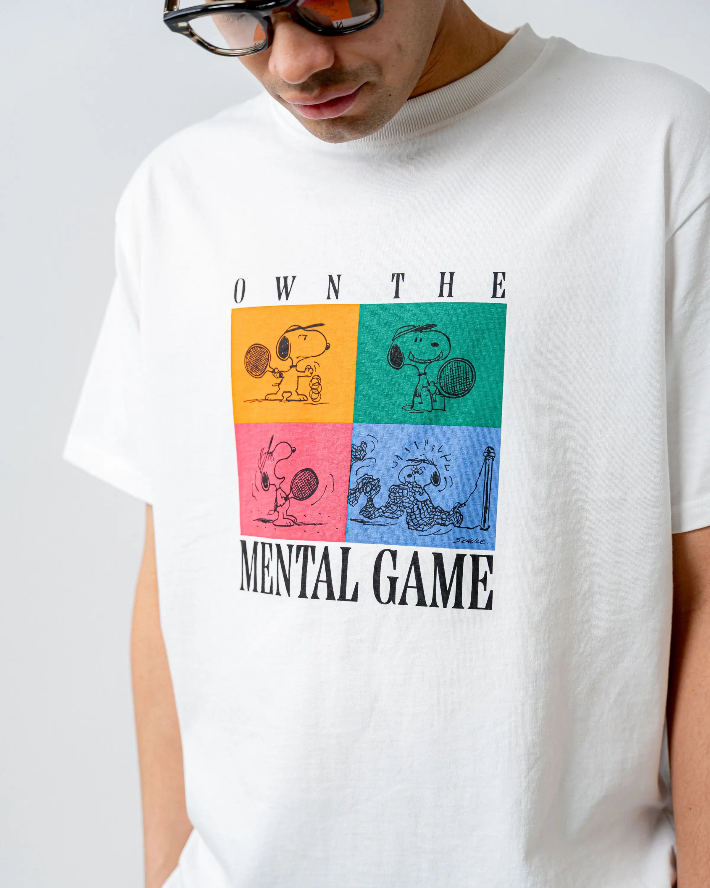 Snoopy Tennis T-Shirt Own the Mental Game