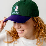 L&L – Peppa Pig Love All – '09 Polo Cap green/purple Size: One Size
