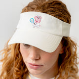 L&L – Peppa Pig Love All – Visière « 93 Sun Visor » blanche Taille unique