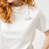 L&L – Peppa Pig Serves & Strawberries – '94 Campus T-Shirt white